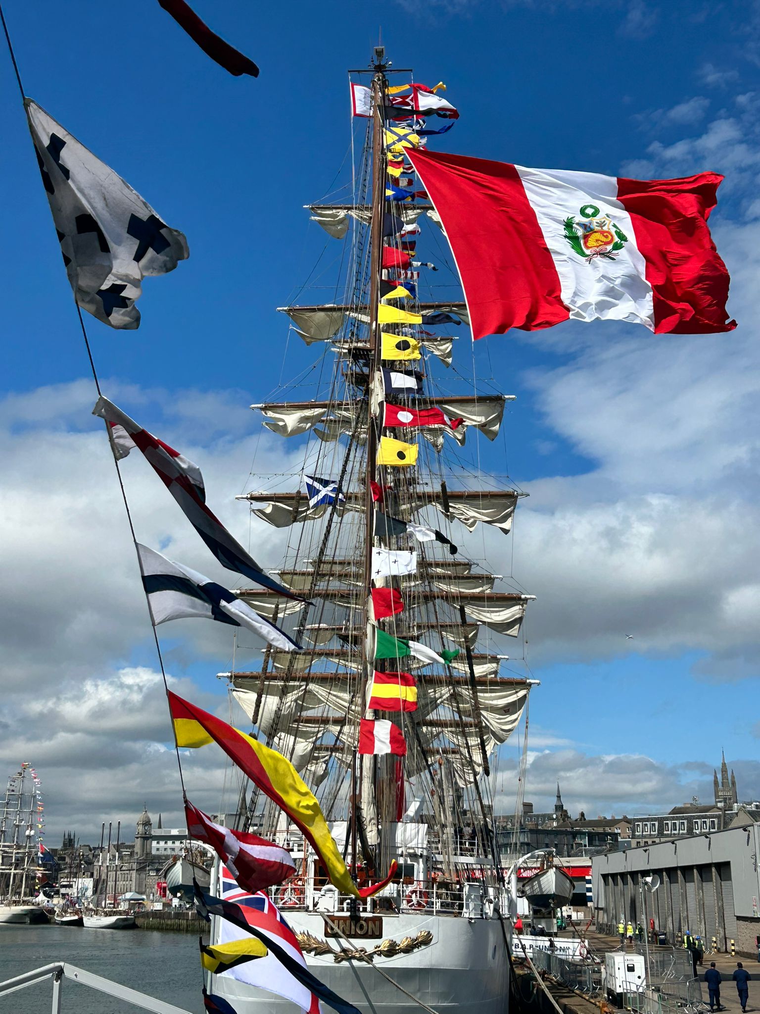 A Day of Pride and Partnership: Aberdeen Laundry Services Aboard HMS Mersey